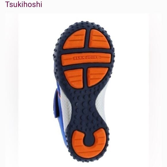 NEW Tsukihoshi Blue/Orange Mary Jane Neo Shoes, Sz 11.5 (EU 30, fits big!) - Picture 6 of 8